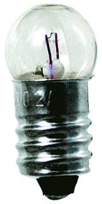 Glühlampe E10 6V 500mA 3W 5 Stück Glühbirne