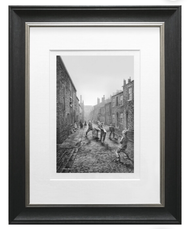 Owzat! Limited Edition Print Framed