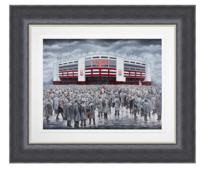 Come on you Mighty Potters Framed Limited Edition Print