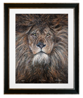 The King Limited Edition Print Framed