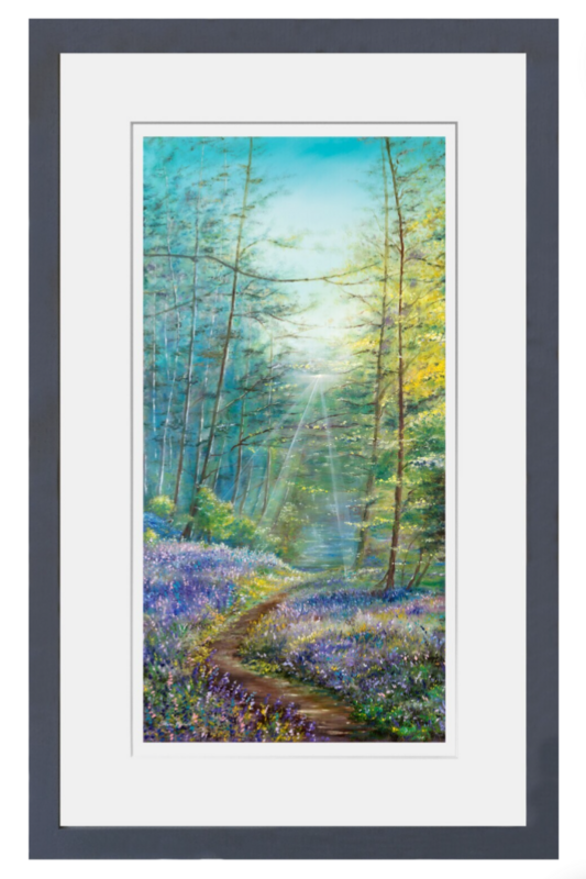 Bluebell Walk Limited Edition Print Framed