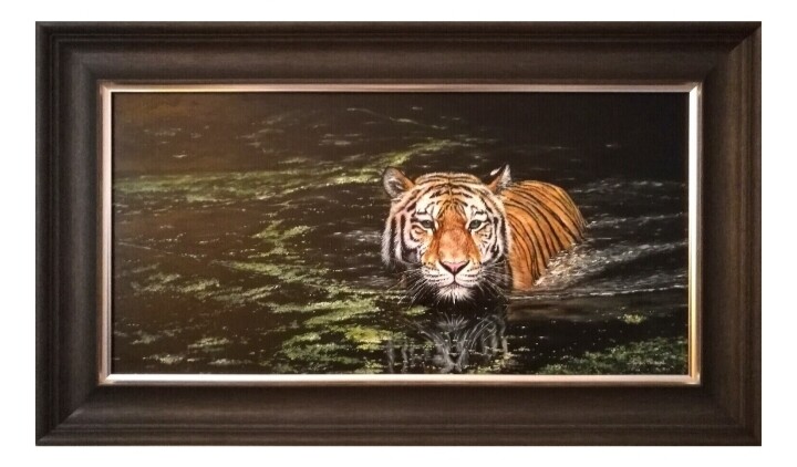 Majestic Approach Framed Canvas Print