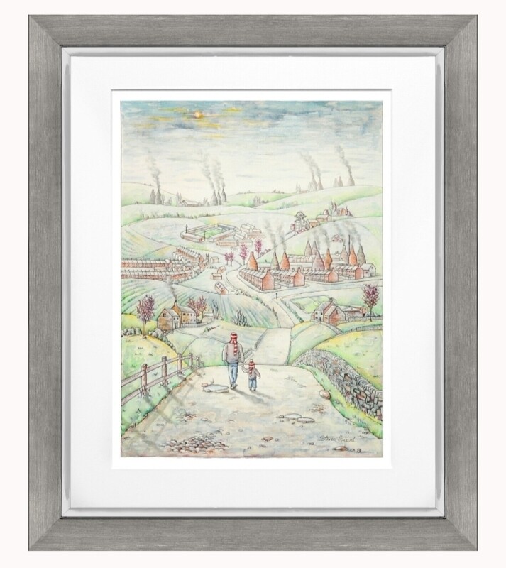 Stoke City Are We There Yet? Limited Edition Print Framed