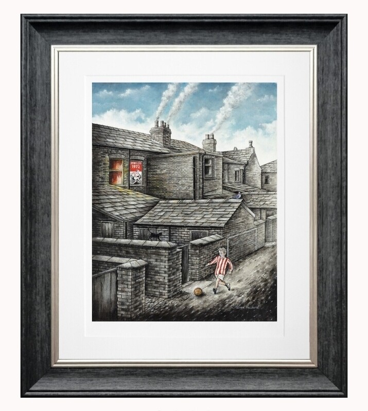 Stoke City 1972 Limited Edition Print Framed