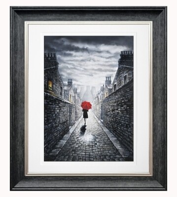 Cobbled Alley Limited Edition Print Framed