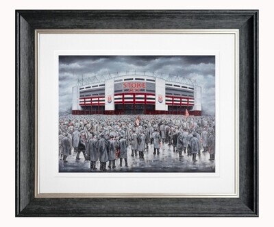 Stoke City Limited Edition Print Framed