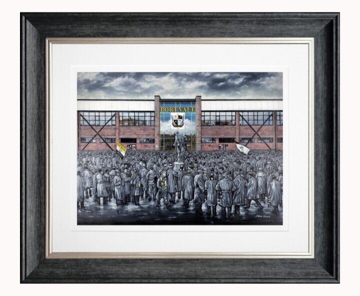 Port Vale Limited Edition Print Framed