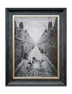Ain't no fish in 'ere! Canvas Print Framed