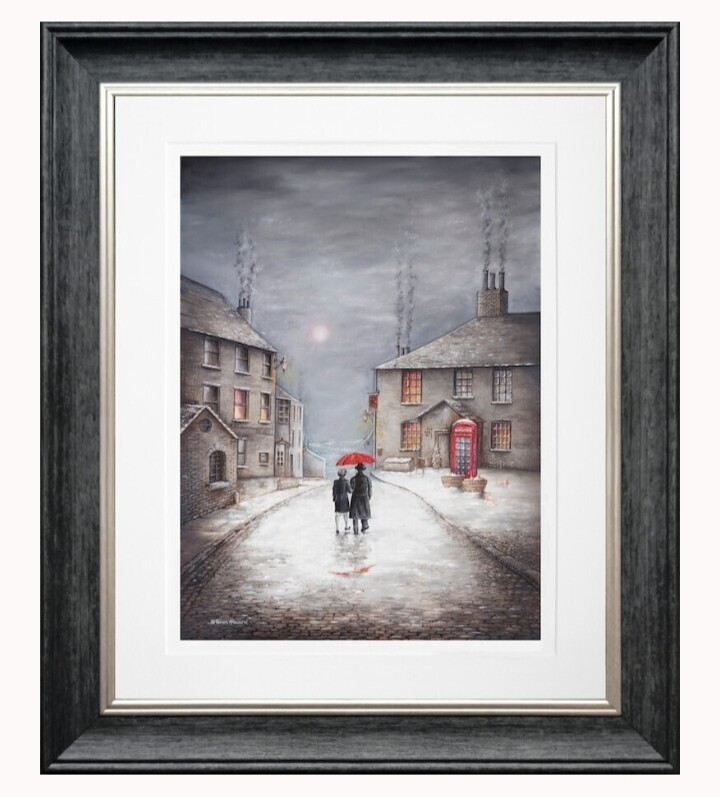 Moonlight Walk Limited Edition Print Framed