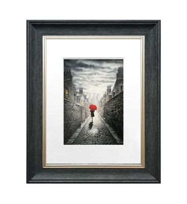 Cobbled Alley Framed Mini