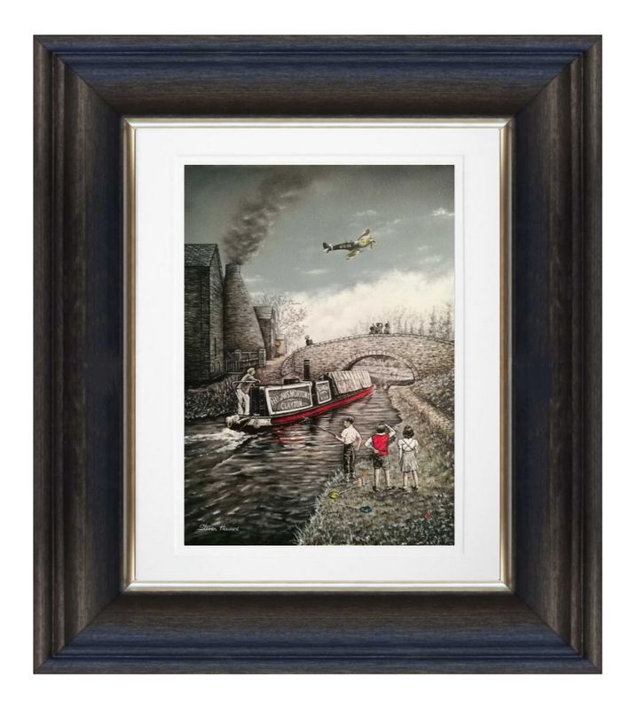 Salute to the Skies Giclée Print Chunky Frame.