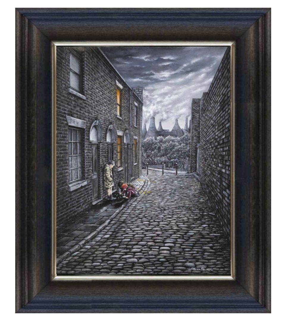 Shotties Before Tea Canvas Print Xtra Large Chunky Frame.