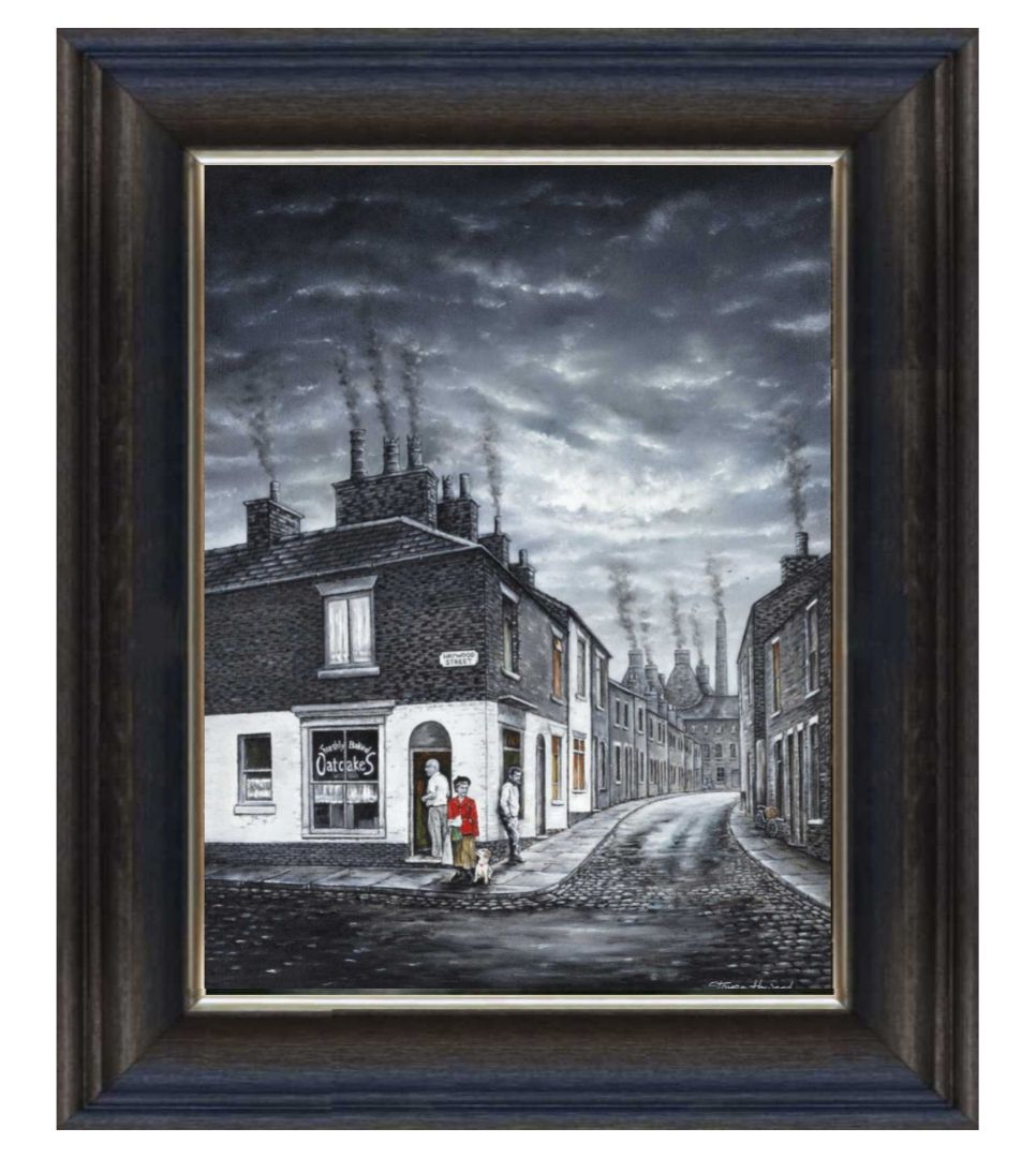 The Oatcake Shop Canvas Print Xtra Large Chunky Frame.