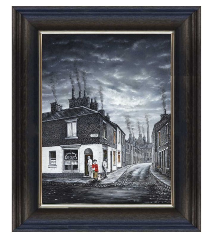 The Oatcake Shop Canvas Print Xtra Large Chunky Frame.