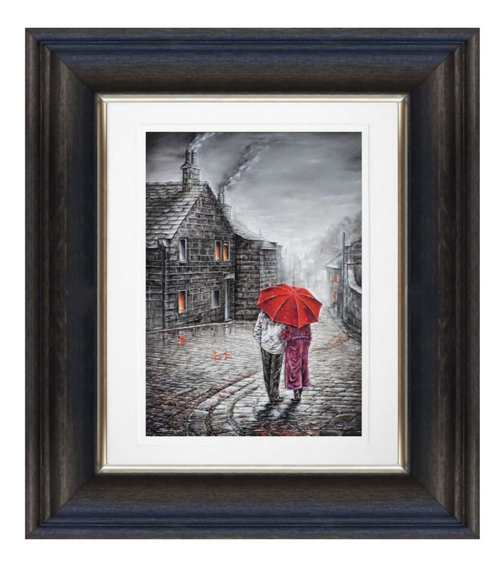 Misty Morning Giclée Print Chunky Frame.