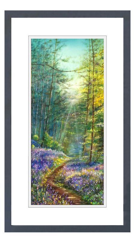 Bluebell Walk Limited Edition Print Framed