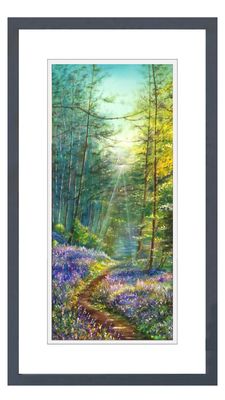 Bluebell Walk Limited Edition Print Framed