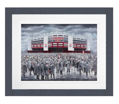 Stoke City Limited Edition Print Thin Framed