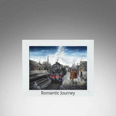 Romantic Journey White Frame.