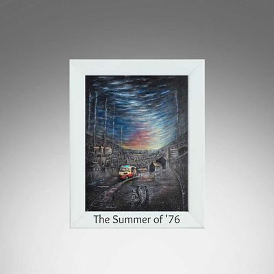 The Summer of &#39;76 White Frame.