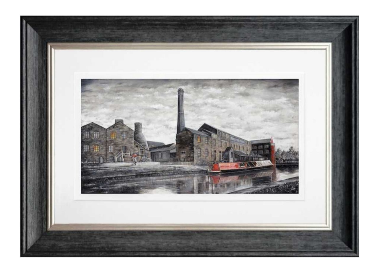 Middleport Pottery Limited Edition Print Framed