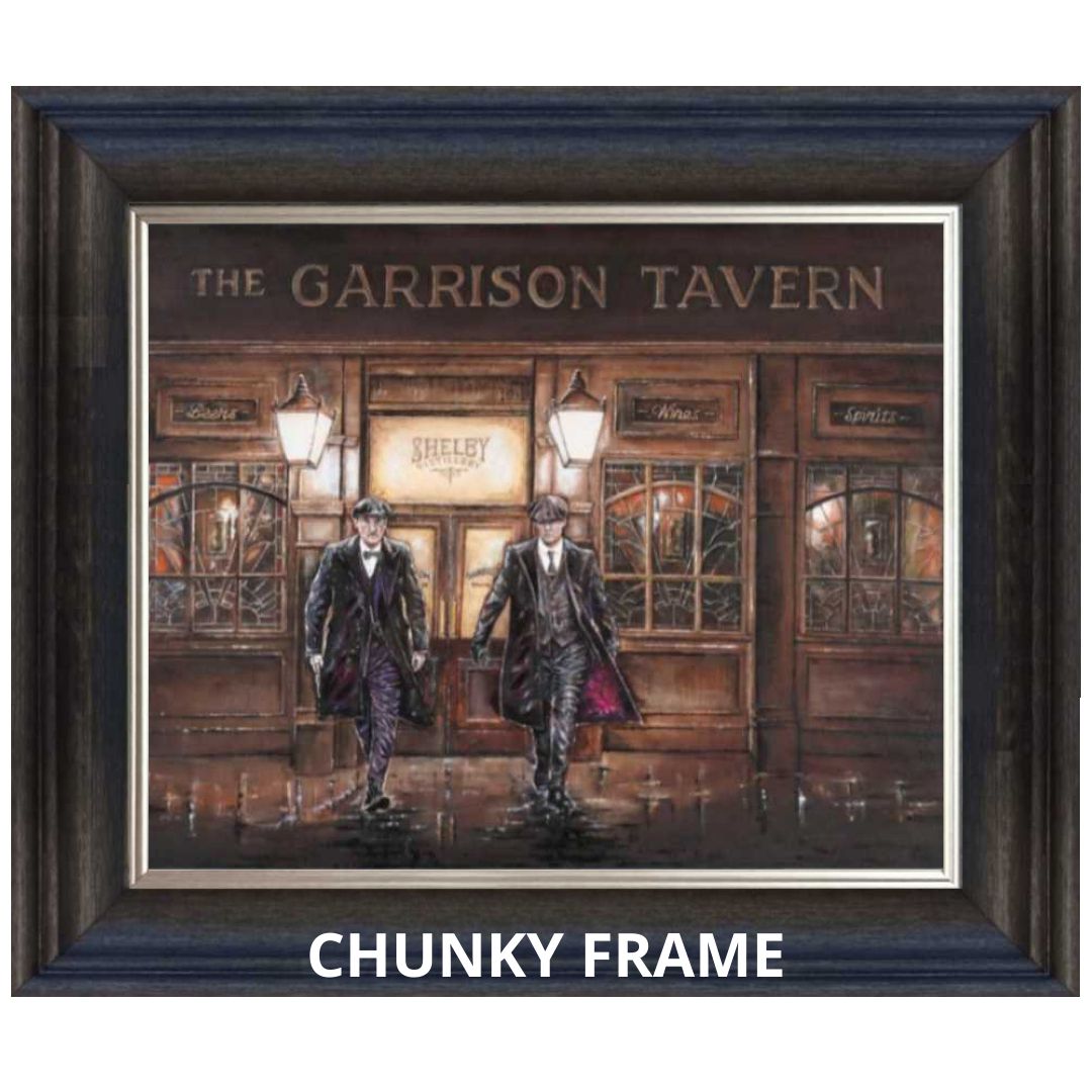 Peaky Blinders No F*cking Fighting Canvas Framed