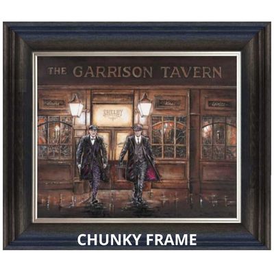 Peaky Blinders No F*cking Fighting Canvas Framed