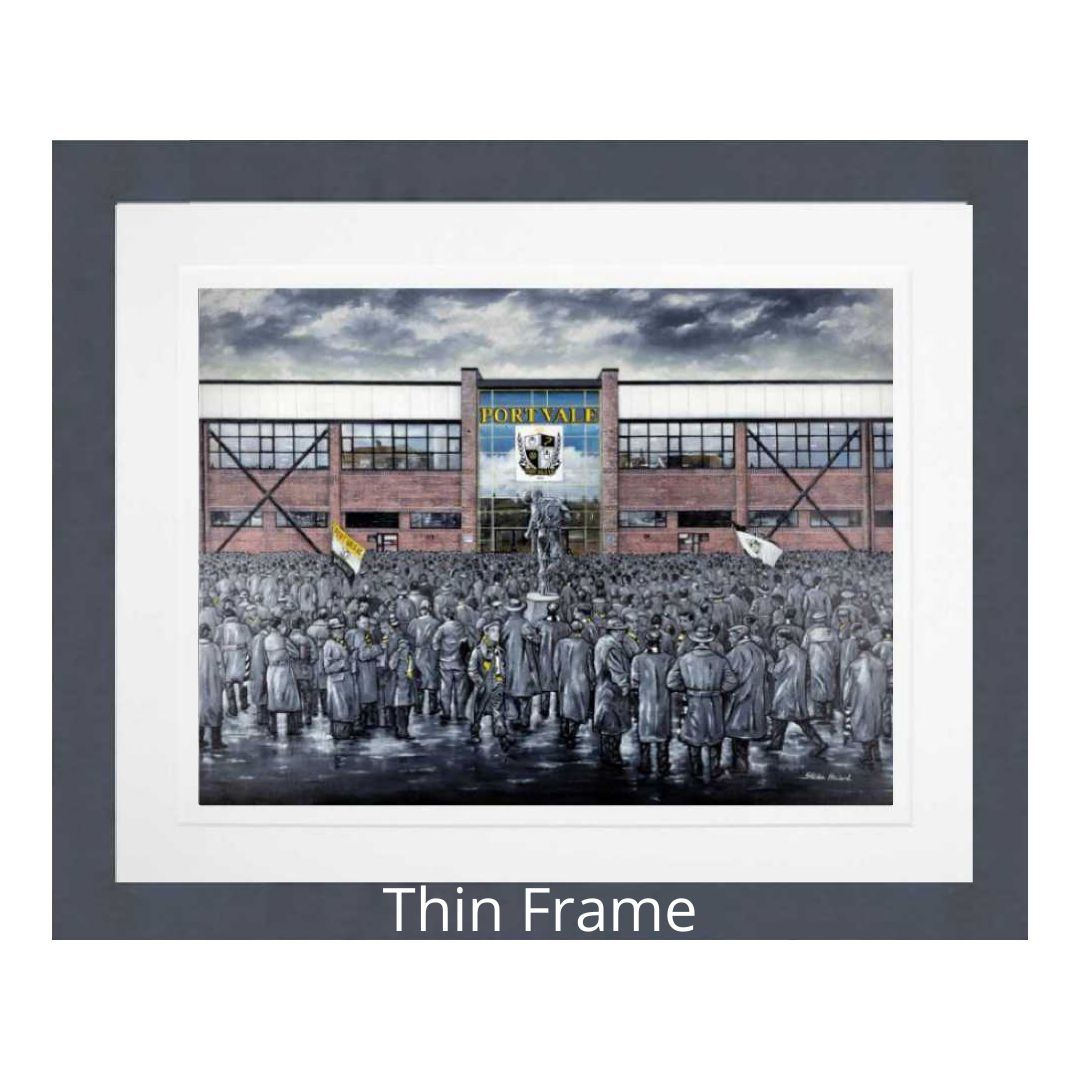 Port Vale "It's Buzzing Up The Vale" Frame Choice Giclée Framed