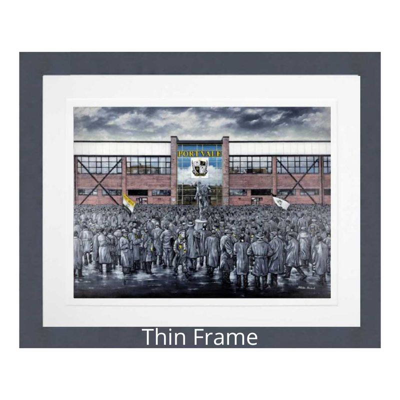 Port Vale "It's Buzzing Up The Vale" Frame Choice Giclée Framed