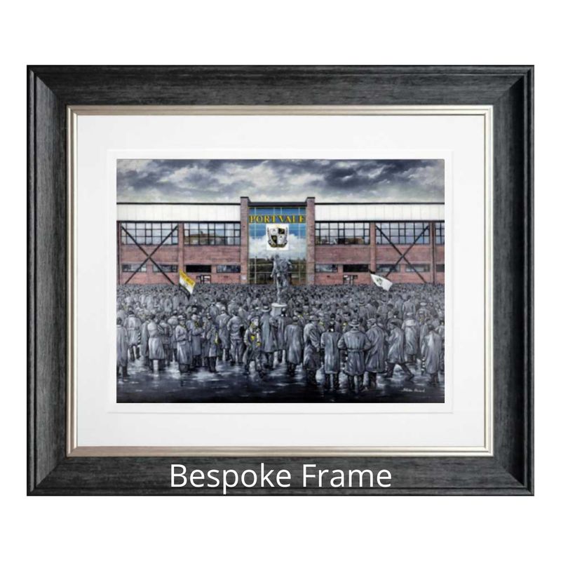 Port Vale &quot;It&#39;s Buzzing Up The Vale&quot; Frame Choice Giclée Framed