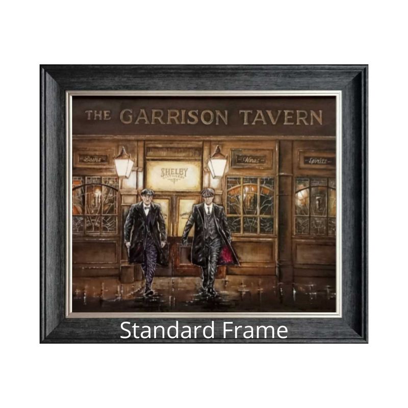 Peaky Blinders No F*cking Fighting Canvas Framed