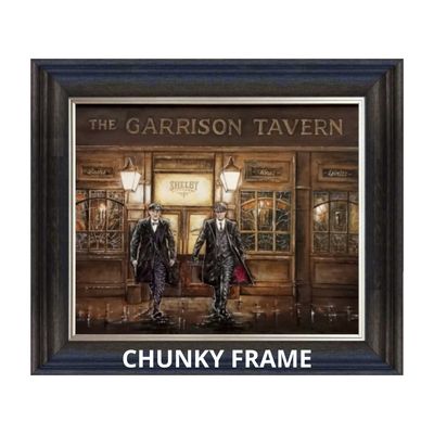 Peaky Blinders No F*cking Fighting Canvas Framed