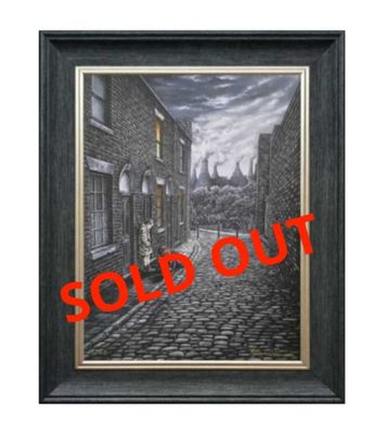 Shotties Before Tea Canvas Print Framed Small