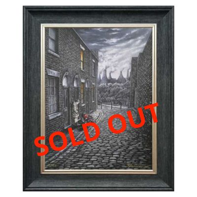 Shotties Before Tea Canvas Print Framed Small