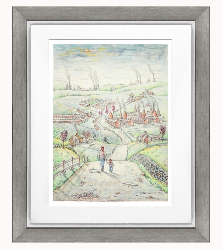 Stoke City Are We There Yet? Limited Edition Print Framed