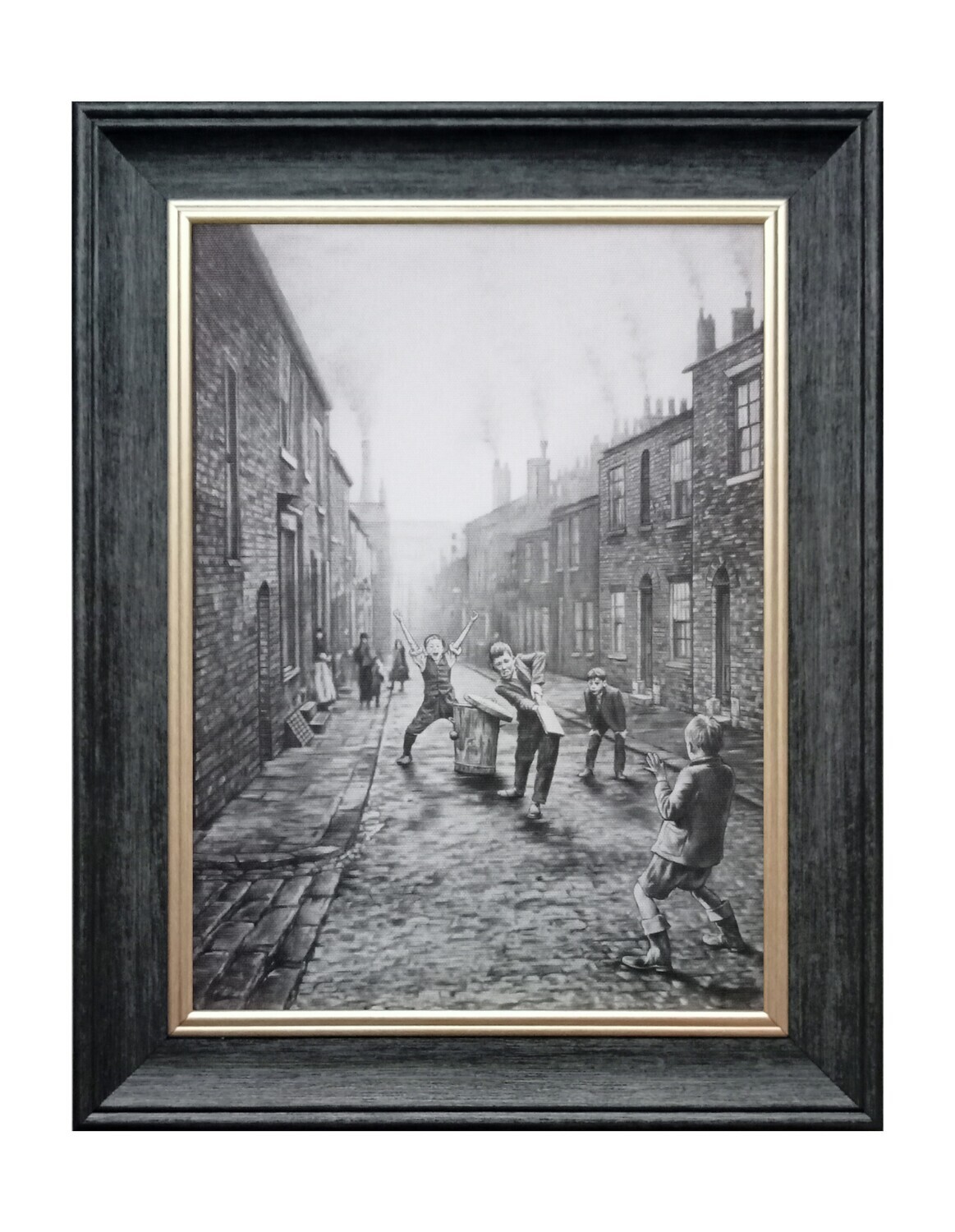 Owzat! Canvas Print Framed Small