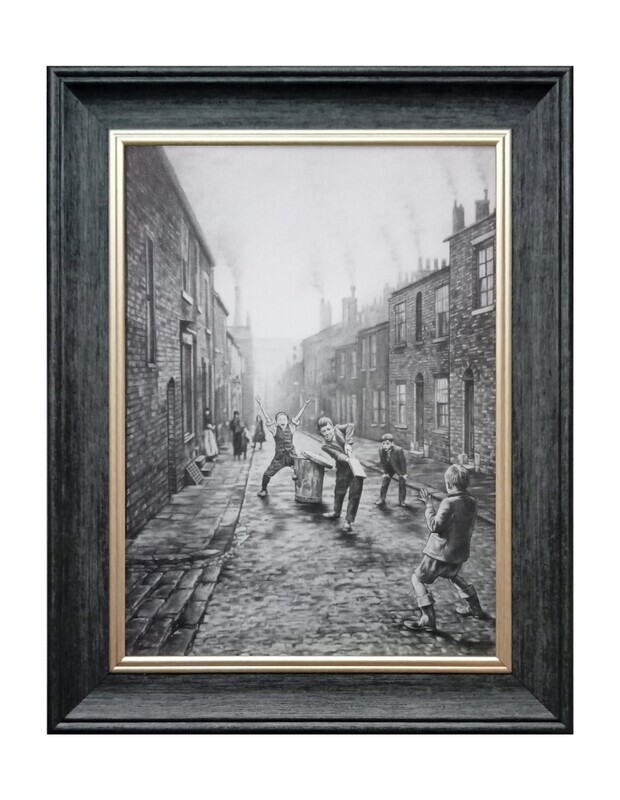 Owzat! Canvas Print Framed Small