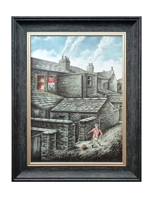 Stoke City 1972 Canvas Print Framed Small