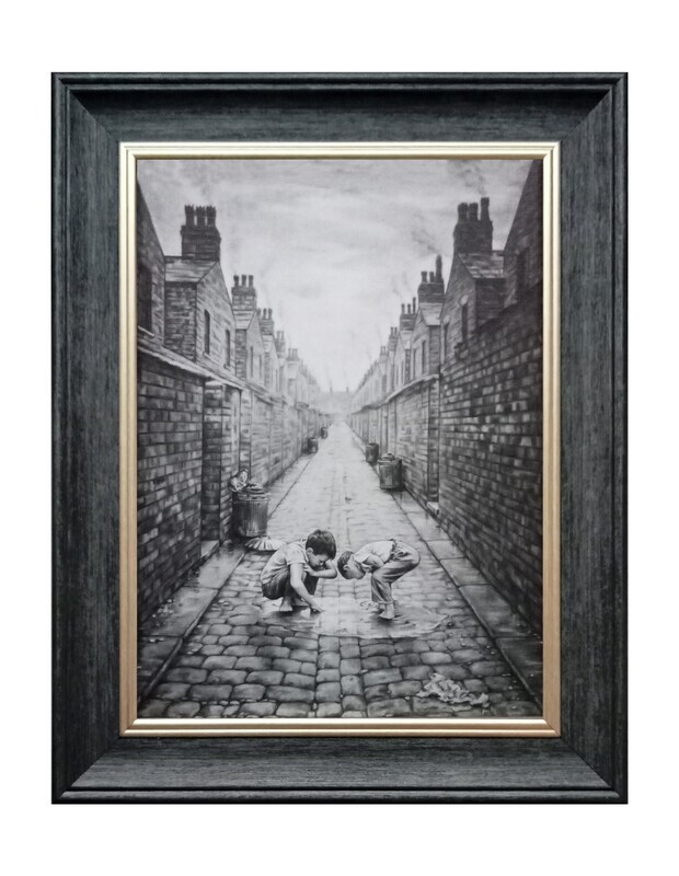 Ain't no fish in 'ere! Canvas Print Framed Small