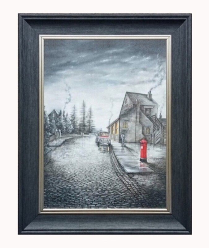 Early Start Canvas Print Framed Small