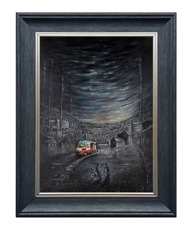 The Summer of '76 Canvas Print Framed Small
