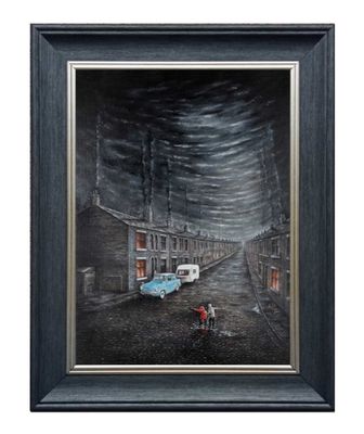 Summer Holidays Canvas Print Framed Small