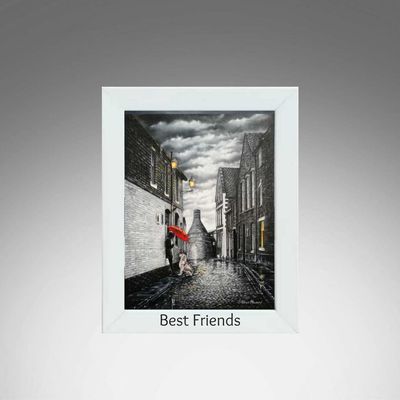 Best Friends White Frame.