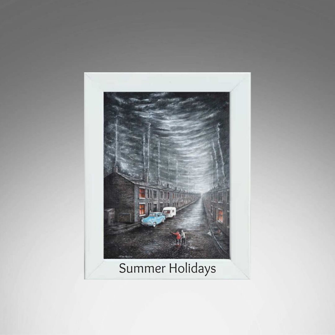 Summer Holidays White Frame.