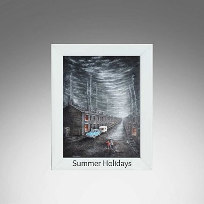Summer Holidays White Frame.