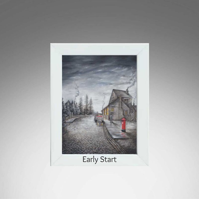 Early Start White Frame.
