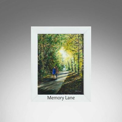 Memory Lane White Frame.