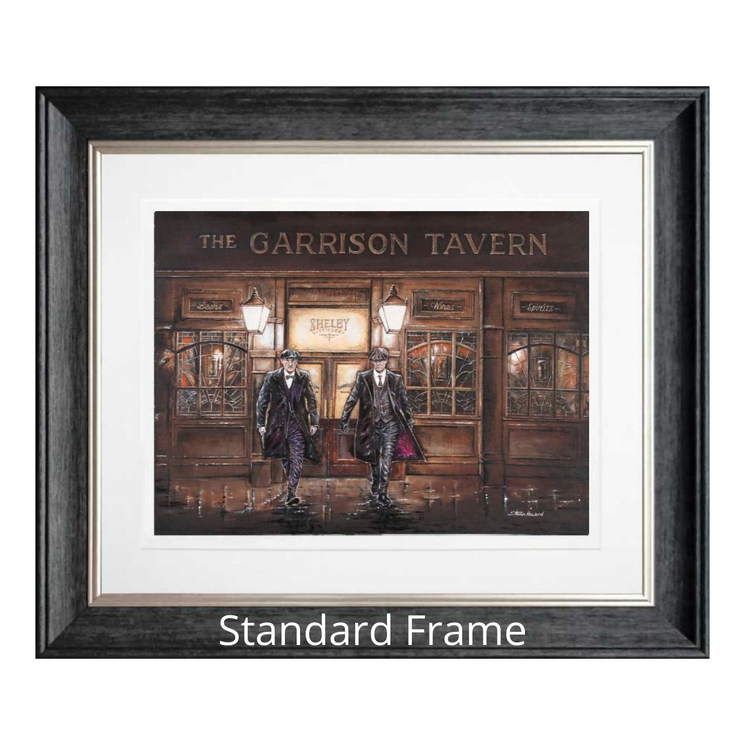 Peaky Blinders No F*cking Fighting Giclée Framed