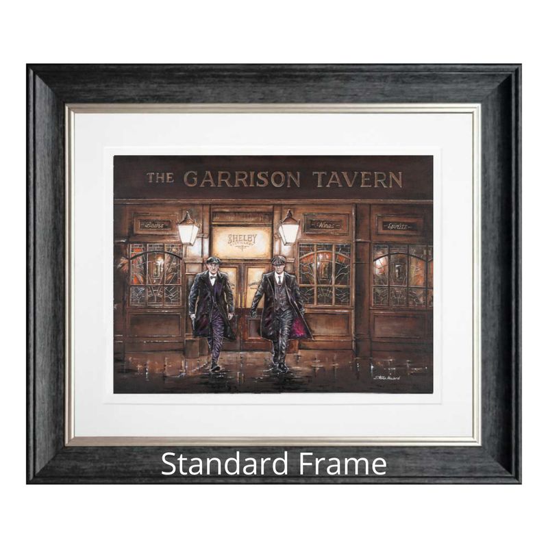 Peaky Blinders No F*cking Fighting Giclée Framed