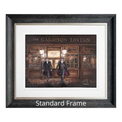 Peaky Blinders No F*cking Fighting Giclée Framed